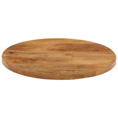 vidaXL galda virsma, Ø 60x2,5 cm, apaļa, mango masīvkoks