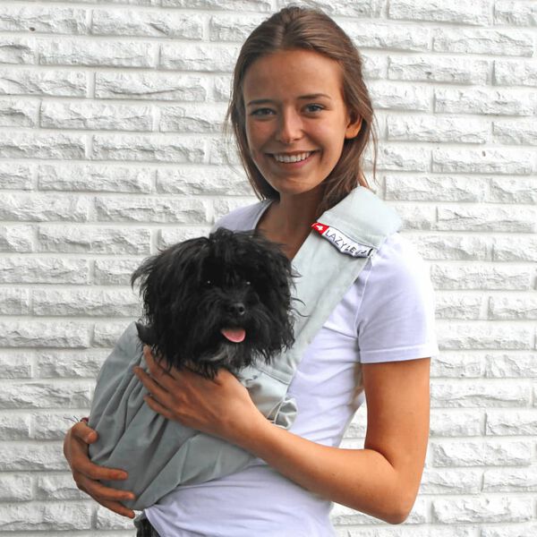 414555 4Lazylegs Pet Carrier "Pocket Canvas" Canvas 7 kg Grey 3027