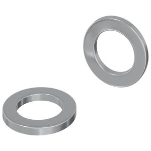 vidaXL Uzgriežņi 2 gab. Sudraba 10 x 10 x 1,2 mm Tērauds
