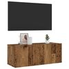 vidaXL Sienas TV skapis Old Wood 80x30x30 cm Engineered Wood