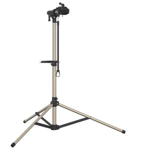 vidaXL velosipēdu remonta statīvs, salokāms, 120-165 cm, alumīnijs
