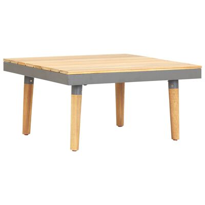 vidaXL dārza kafijas galdiņš, 60x60x31,5 cm, akācijas masīvkoks