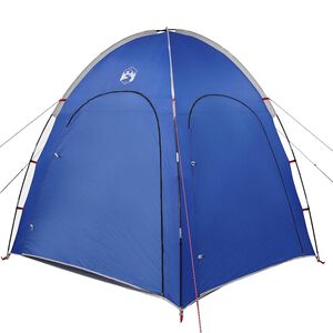 vidaXL Baseinu telts ar jumtu Zilā krāsa 366 x 305 x 231 cm