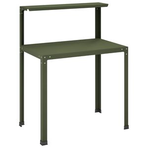 vidaXL Podu galds 100 x 50 x 104 cm Tērauds ar pulverkrāsas pārklājumu
