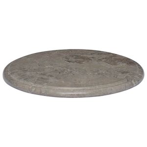 vidaXL galda virsma, &Oslash;40x2,5 cm, pelēks marmors