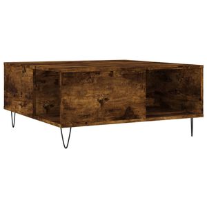 vidaXL kafijas galdiņ&scaron;, ozolkoka, 80x80x36,5 cm, inženierijas koks