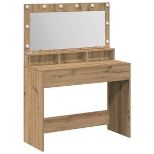 vidaXL Dressing galds Artisānā ozols 100 x 41 x 135 cm