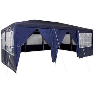 vidaXL Balles telts 600 x 400 x 266 cm Zila Polietilēns