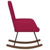 vidaXL šūpuļkrēsls, vīnsarkans samts