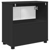 vidaXL Vannas istabas izlietnes skapītis Melna 60 x 30 x 60 cm