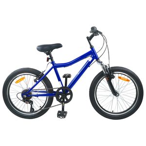 vidaXL Bērnu Velosipēds 20 Collas 6-Speed 6-11 gadu vecumam Tum&scaron;i zils