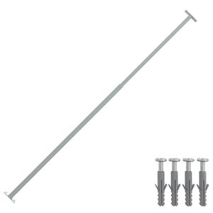 vidaXL loga dro&scaron;ības reste, regulējama, 710-1200 mm