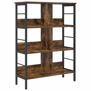 vidaXL Grāmatu plaukts 6 līmeņi 82 x 32 x 112 cm Inženierijas koks