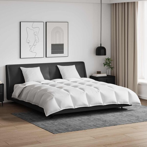 vidaXL Segas komplekts ar spilvenu 3 pcs Balts Dūnu spalva