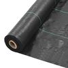 vidaXL augsnes pārsegs, PP, 1x50 m, melns
