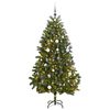 vidaXL mākslīgā Ziemassvētku egle, bumbiņu komplekts, 270 cm, 300 LED
