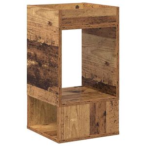 vidaXL Papildu galdiņ&scaron; Vecs koks 30 x 30 x 56 cm Inženierijas koks