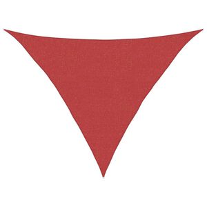 vidaXL saulessargs, 160 g/m&sup2;, sarkans, 2,5x2,5x3,5 m, HDPE