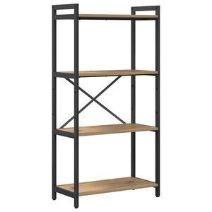 vidaXL Grāmatu plaukts 60 x 30 x 120 cm Inženierijas koks
