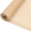 vidaXL norobežojo&scaron;ais tīkls, bē&scaron;s, 1x25 m, HDPE, 75 g/m&sup2;