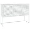 vidaXL kumode, balta, 105x35x75 cm, tērauds