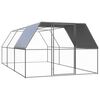 vidaXL vistu būris, 3x6x2 m, cinkots tērauds