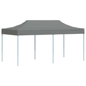 vidaXL saliekama svinību telts, antracītpelēka, 3x6 m
