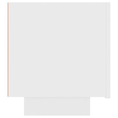 vidaXL naktsskapītis, 100x35x40 cm, balts, skaidu plāksne