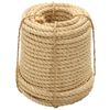 vidaXL virve, 20 mm, 50 m, 100% sizals