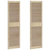 vidaXL Kabeļa Durvis ar durvīm 2 pcs Dabiska 170 x 2,1 x 49,5 cm