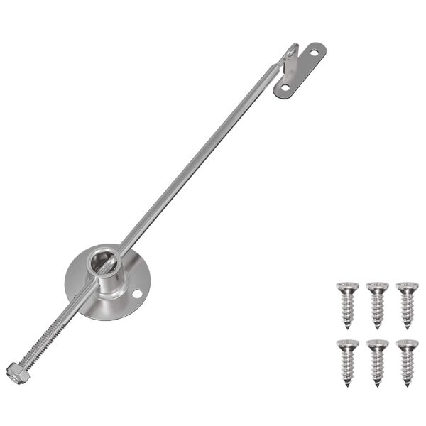 vidaXL Pavraka balsti 439 pcs Sudraba Dzelzs