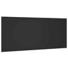 vidaXL gultas galvgalis, melns, 200x1,5x80 cm, inženierijas koks