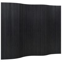 vidaXL istabas aizslietnis, melns, 165x250 cm, bambuss