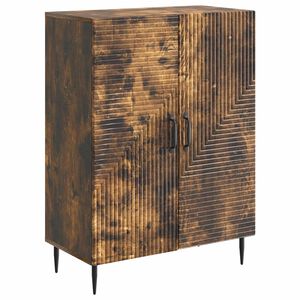 vidaXL Puse Kūpināts ozols 66 x 34,5 x 89,5 cm Inženierijas koks