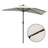vidaXL Dārza parasols Smil&scaron;u 294 x 150 x 223 cm Poliesters un tērauds