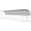 vidaXL Pret sienu vistas būris Sudraba 600 x 150 x 215 cm