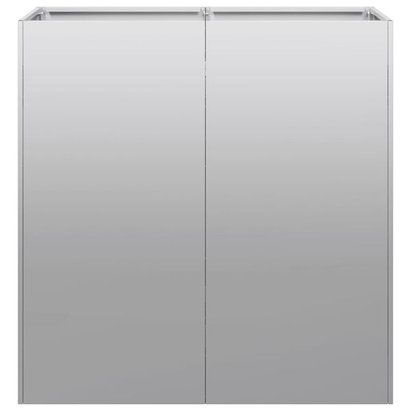 vidaXL puķu kaste, 80x40x80 cm, cinkots tērauds