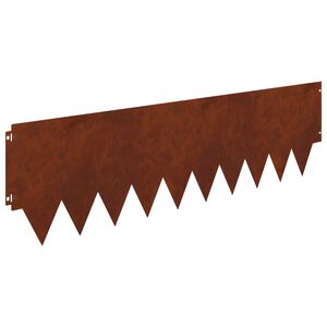 vidaXL Zāliena Apmale 20 gab. 103 x 30 cm Tērauds Rūsa
