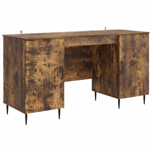 vidaXL Galds Kūpināts ozols 142,5 x 50 x 75 cm Inženierijas koks