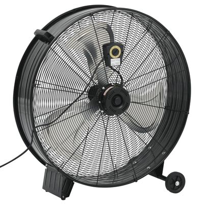 vidaXL industriāls ventilators, 77 cm, 240 W, melns