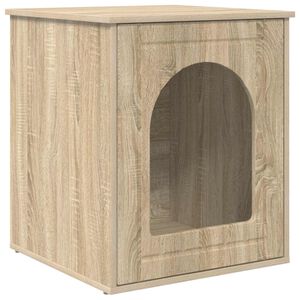 vidaXL Kaķu māja Sonoma 53 x 52 x 62 cm Inženierijas koks