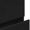 vidaXL izlietnes skapītis, melns, 78x37x59 cm, inženierijas koks