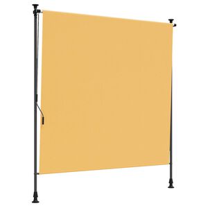 vidaXL Āra Ruļļu Žalūzija Smil&scaron;u 100 x 270 cm