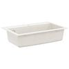 vidaXL Izlietne Balts 795 x 505 mm Granīts
