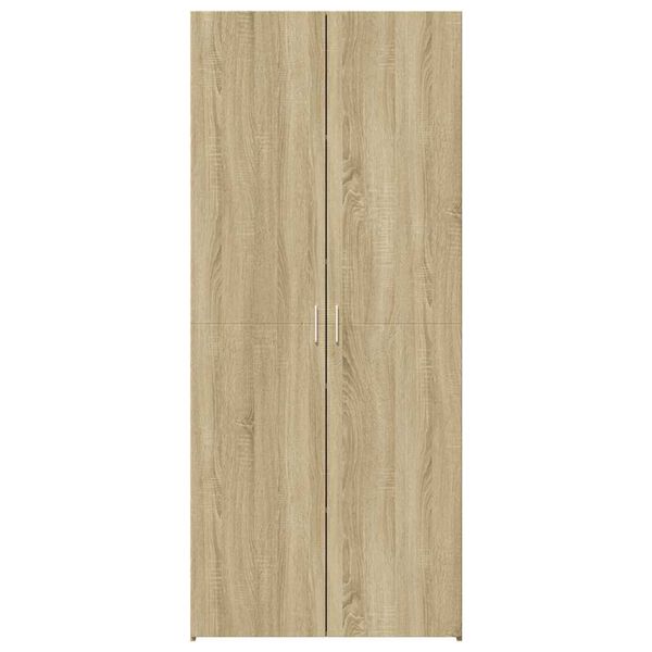 vidaXL augstais skapītis koka krāsa 70x42,5x185cm inženierijas koks