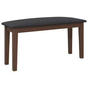 vidaXL Sols 90 cm Brūns Masīvkoka gumija