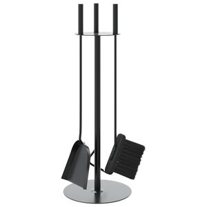 vidaXL 4 daļu kamīna instrumentu komplekts, 22x59 cm, tērauds