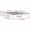 vidaXL Gultas rāmis Dabiska 160 x 200 cm Ciets priedes koks