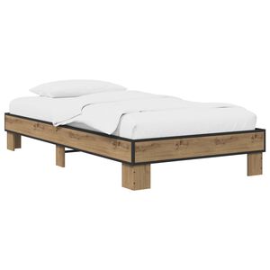 vidaXL Gultas rāmis Artisan Ozols 80 x 200 cm Inženierijas koks