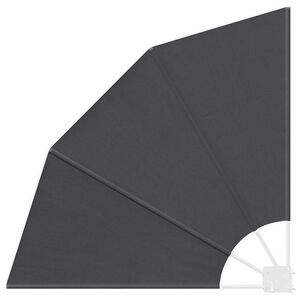 vidaXL Balkona privātuma ekrāns 115 x 115 cm Poliesters Antracīta